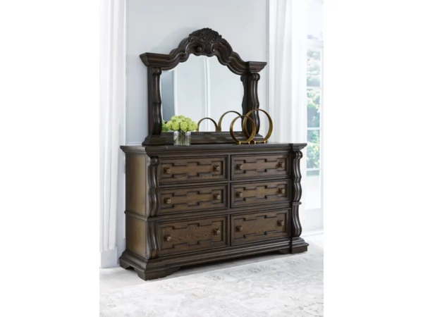 Ashley Furniture B947-31 Dresser and B947-36 Bedroom Mirror