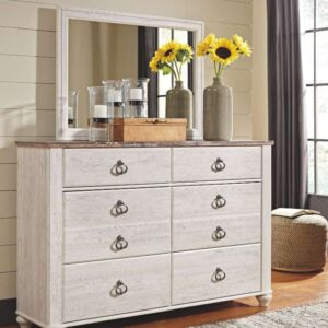 Ashley Furniture B267-31 Dresser and B267-36 Bedroom Mirror