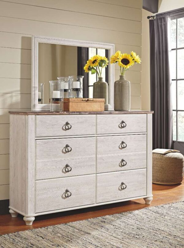Ashley Furniture B267-31 Dresser and B267-36 Bedroom Mirror