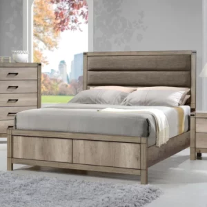 Crownmark Furniture B3200-Queen HD/FB/Queen Rails Bed